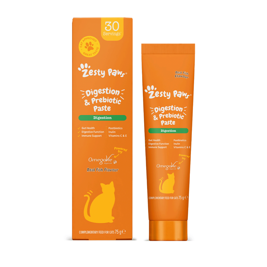 Zesty Paws - Digestion & Prebiotic Paste для котів, 75g